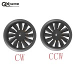 Original QX-MOTOR New 50MM EDF 12 Blade Ducted Fan With QF2611 PRO CW CCW Brushless Motor for Remote-controlled Aircraft